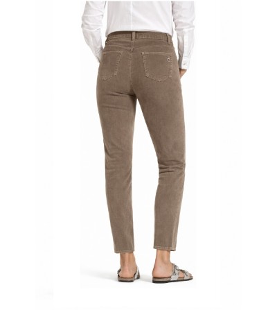 Pantalones Cambio Piper cropped velvetón visón portada