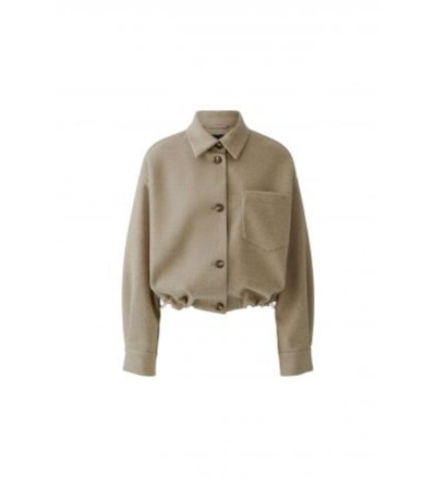 Chaqueta bolsillo beige Oui portada
