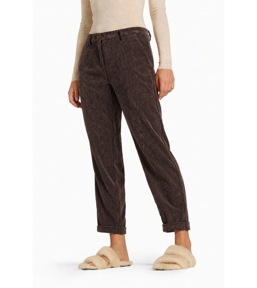 Pantalones Cambio Krystal pana marrón portada