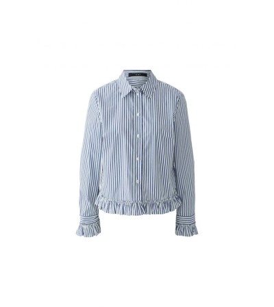 Camisa rayas azul Oui portada