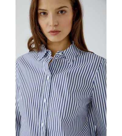 Camisa rayas azul Oui portada