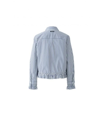 Camisa rayas azul Oui portada