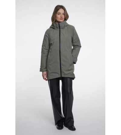 Gabardina verde portada