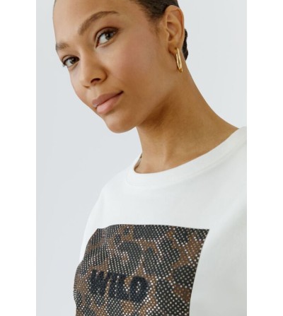 Camiseta Wild blanca Oui portada