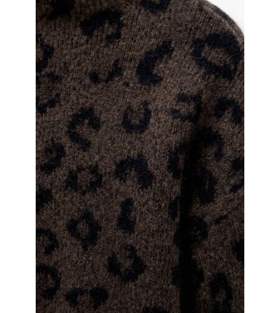 Jersey print marrón Oui portada