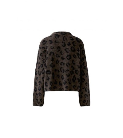 Jersey print marrón Oui portada