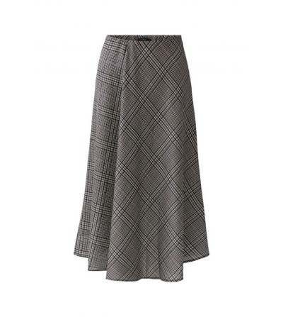Falda larga gales beige Oui magazine
