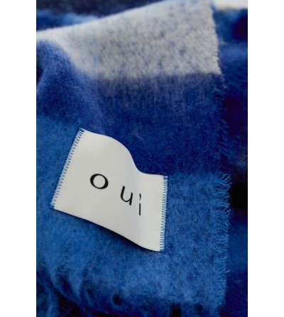Bufanda cuadros azul Oui portada