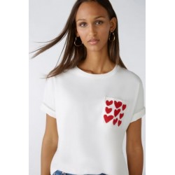 Camiseta 9 corazones cruda Oui portada