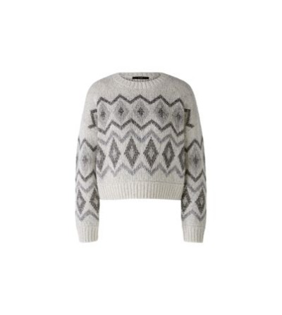 Jersey rombos gris Oui portada