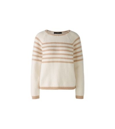 Jersey rayas beige Oui portada
