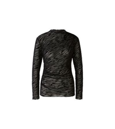 Camiseta cebra negra Oui portada