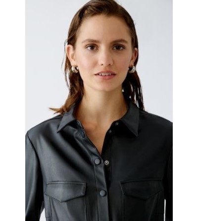 Vestido camisero negro Oui portada
