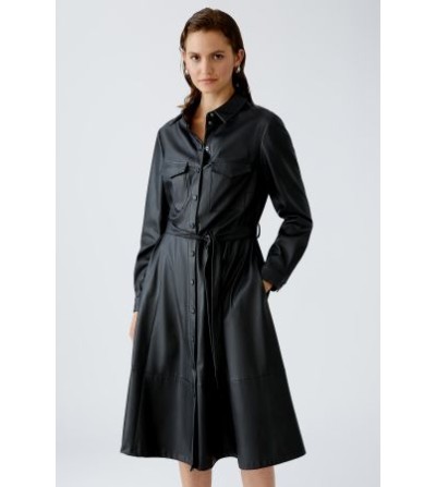 Vestido camisero negro Oui portada