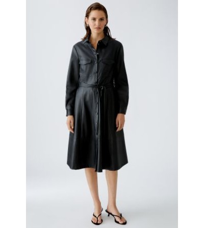 Vestido camisero negro Oui portada